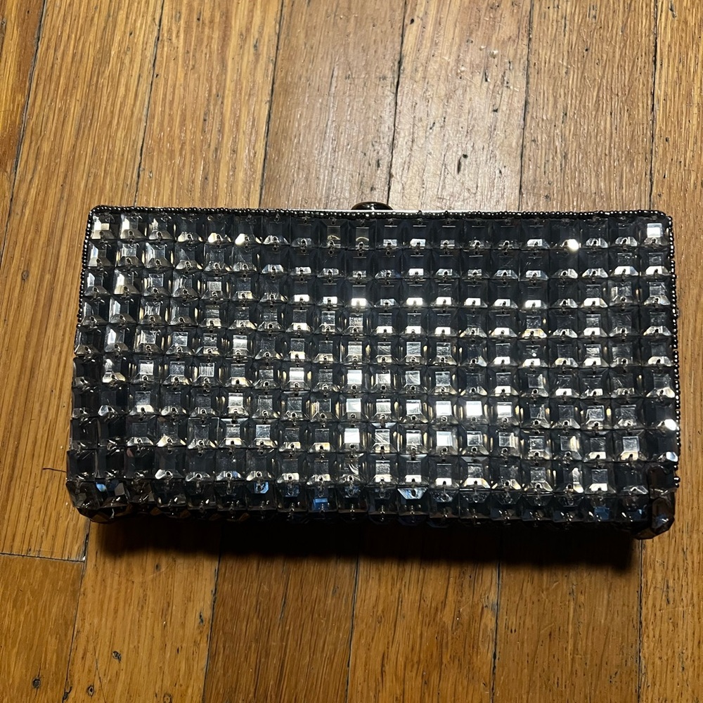 Jeweled Structured Clutch